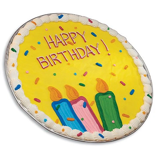 Happy Birthday Iced Cookie Cake - Image 2