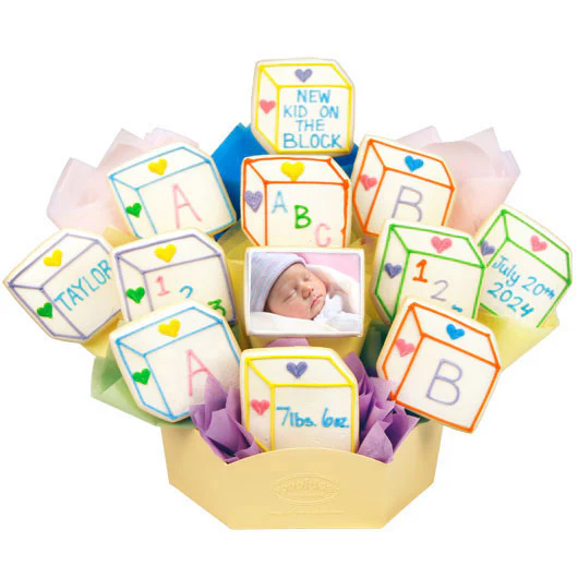 Photo Cookies - Baby Blocks - Image 3