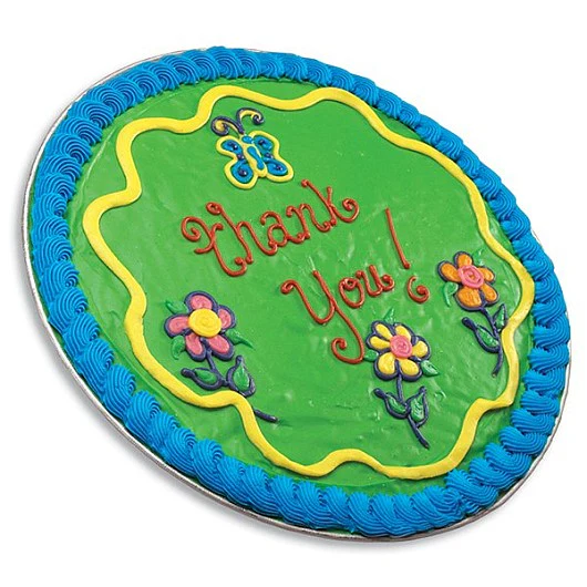 Thank You Iced Cookie Cake - Image 2